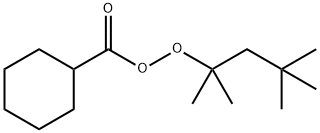 Cyclohexaneperoxycarboxylic acid 1,1,3,3-tetramethylbutyl ester Struktur