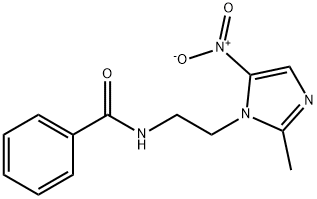 N-[2-(2-methyl-5-nitro-1H-imidazol-1-yl)ethyl]benzamide Struktur