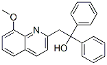 2-(8-methoxyquinolin-2-yl)-1,1-diphenyl-ethanol Struktur