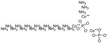 hexaaminecobalt phosphate Struktur