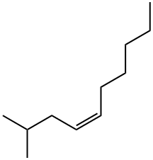 (Z)-2-Methyl-4-decene Struktur