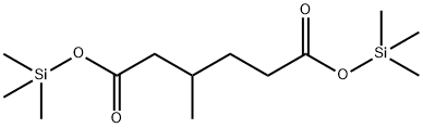 3-Methyladipic acid di(trimethylsilyl) ester Struktur