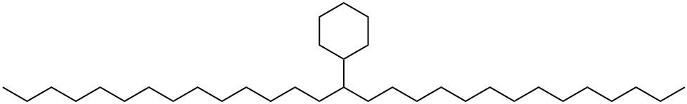 (1-Tetradecylpentadecyl)cyclohexane Struktur