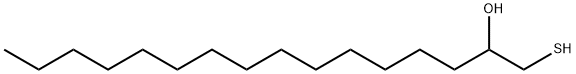 1-mercaptohexadecan-2-ol Struktur