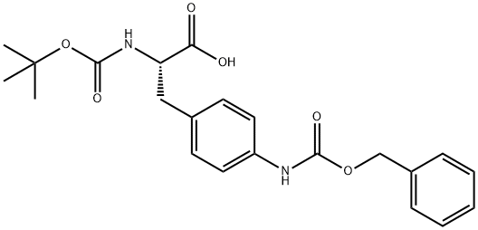 BOC-L-苯丙氨酸(4-NHZ)-OH 結(jié)構(gòu)式