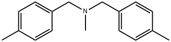 N,4-Dimethyl-N-(4-methylphenylmethyl)benzenemethanamine Struktur