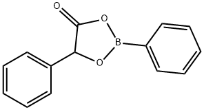 2,4-Diphenyl-1,3,2-dioxaborolane-5-one Struktur