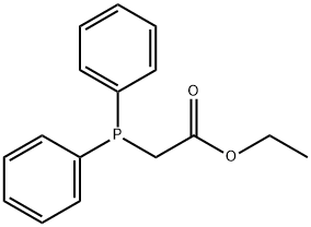 (ETHOXYCARBONYLMETHYL)DIPHENYLPHOSPHINE Struktur