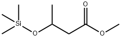 3-(Trimethylsiloxy)butanoic acid methyl ester Struktur