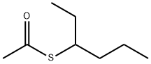 Thioacetic acid S-(1-ethylbutyl) ester Struktur