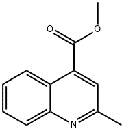 2-METHYL-QUINOLINE-4-CARBOXYLIC ACID METHYL ESTER Struktur