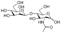 2-ACETAMIDO-2-DEOXY-4-O-(BETA-D-MANNOPYRANOSYL)-D-GLUCOSE Struktur