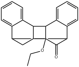 1-Ethoxy-1,2,2a,7,8,12b-hexahydro-1,8:2,7-dimethanodibenzo[a,e]cyclobuta[c]cycloocten-13-one Struktur