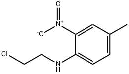 N-(2-Chloroethyl)-4-methyl-2-nitrobenzenamine Struktur