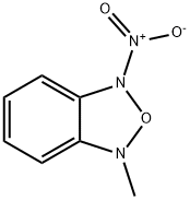 1,3-Dihydro-1-methyl-3-nitrobenzofurazane Struktur