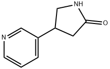 4-(3-Pyridinyl)-2-pyrrolidinone Struktur