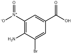 4-Amino-3-bromo-5-nitrobenzoic acid Struktur