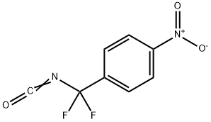 Difluoro(4-nitrophenyl)methyl isocyanate Struktur