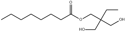 2,2-bis(hydroxymethyl)butyl octanoate Struktur