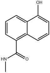 5-Hydroxy-N-methyl-1-naphthalenecarboxamide Struktur