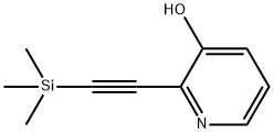 2-((Trimethylsilyl)ethynyl)pyridin-3-ol Struktur