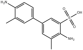 3,3'-Dimethyl-4,4'-diaminodiphenyl-5-sulfonic acid Struktur