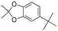 2,2-dimethyl-5-tert-butyl-1,3-benzodioxole Struktur