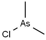 chlorodimethylarsine Struktur