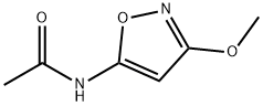 Acetamide, N-(3-methoxy-5-isoxazolyl)- (9CI) Struktur