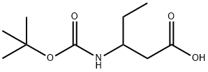 Pentanoic acid, 3-[[(1,1-dimethylethoxy)carbonyl]amino]- (9CI) Struktur