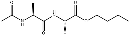 N-(N-Acetyl-L-alanyl)-L-alanine butyl ester Struktur