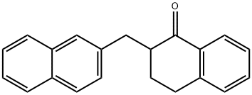 3,4-Dihydro-2-(2-naphthalenylmethyl)-1(2H)-naphthalenone Struktur