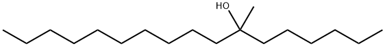 7-Methyl-7-heptadecanol Struktur