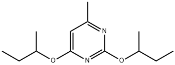 2,4-di-sec-butoxy-6-methyl-pyrimidine Struktur