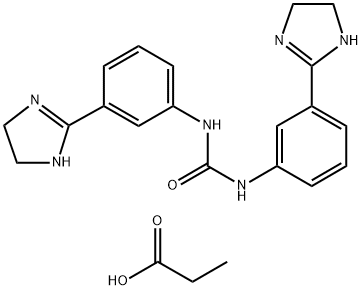 Imidocarb dipropionate Struktur