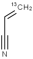 ACRYLONITRILE-3-13C Struktur