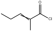 2-methylpent-2-enoyl chloride Struktur