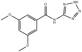 Benzamide, 3,5-dimethoxy-N-1H-tetrazol-5-yl- (9CI) Struktur