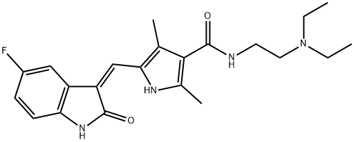 Sunitinib Struktur