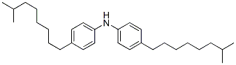 4-(7-Methyloctyl)-N-[4-(7-methyloctyl)phenyl]benzenamine Struktur