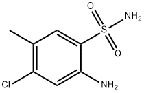 2-AMINO-4-CHLORO-5-METHYL BENZENESULFONAMIDE Struktur