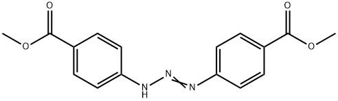 4,4'-(Triazene-1,3-diyl)bis(benzoic acid methyl) ester Struktur