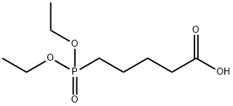 DIETHYLPHOSPHONOPENTANOIC ACID Struktur