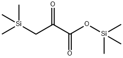 2-Oxo-3-(trimethylsilyl)propionic acid trimethylsilyl ester Struktur