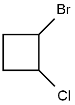 1-Bromo-2-chlorocyclobutane Struktur