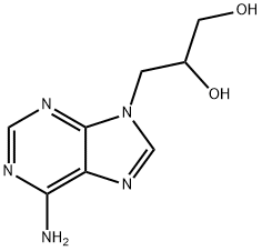 9-(2,3-Dihydroxypropyl)-adenine Struktur