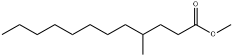 4-Methyldodecanoic acid methyl ester Struktur