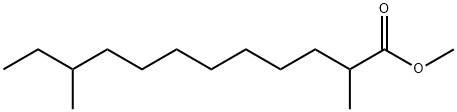 2,10-Dimethyllauric acid methyl ester Struktur