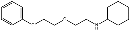 N-[2-(2-Phenoxyethoxy)ethyl]cyclohexanamine Struktur