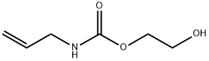 2-Propenylcarbamic acid 2-hydroxyethyl ester Struktur